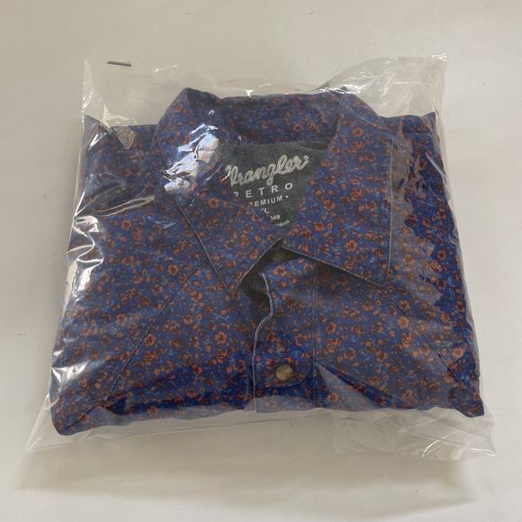 Vintage Wrangler RETRO Cowboy Shirt Snap Button XL Floral Western Country - Picture 11 of 11